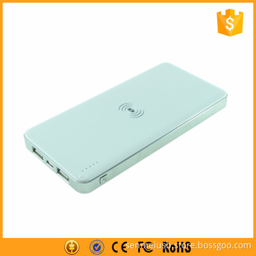 New products wireless power bank charger with built-in 10000mAh battery